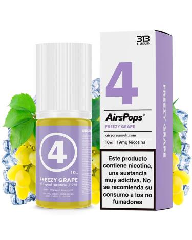 No.4 Freezy Grape 10ml - 313 Airscream Sais de Nicotina