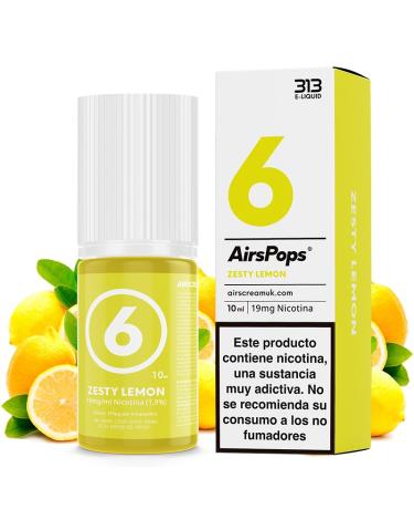 No.6 Zesty Lemon 10ml - 313 Airscream Sais de Nicotina
