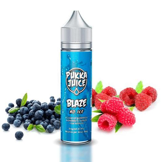 NO ICE BLAZE BLUEBERRIES - Pukka Juice - 50 ml + Nicokit gratis