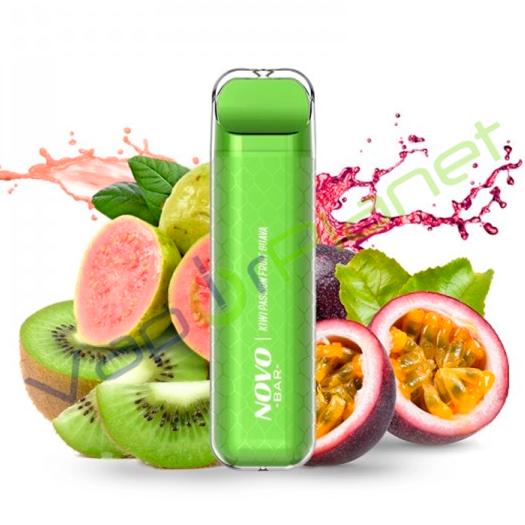 Novo Bar 600puffs Kiwi Passion Guava - Smoktech 20mg - POD DESCARTÁVEL