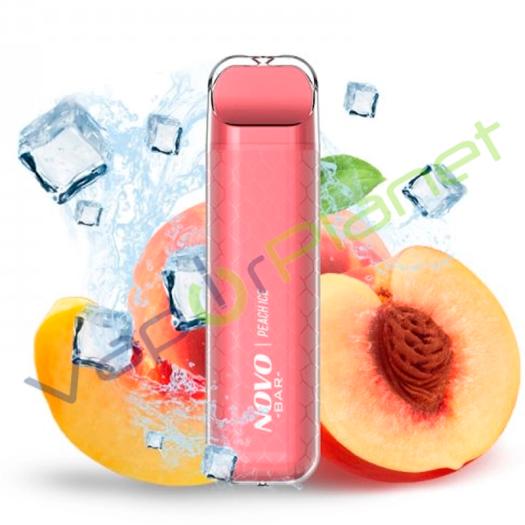Novo Bar 600puffs Peach Ice - Smoktech 20mg - POD DESCARTÁVEL