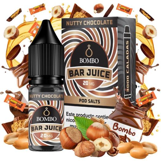 Nutty Chocolate 10ml - Bombo Bar Juice Salt