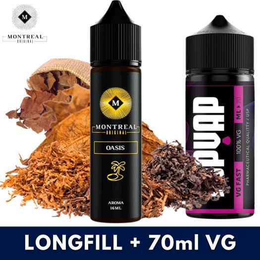 OASIS 16ml/60 (Longfill) Montreal Original + 70ml VG Fast