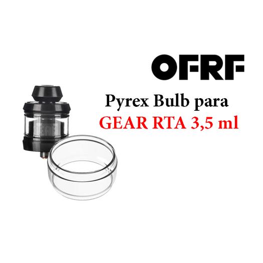 OFRF GEAR RTA Bulb Glass 3.5ml - OFRF by Wotofo Pyrex