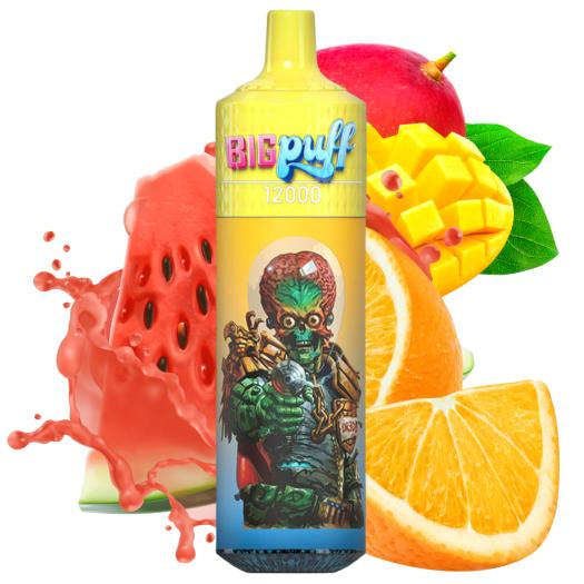 Orange Watermelon Mango 12000 Puffs - Big Puff (SEM NECOTINA)