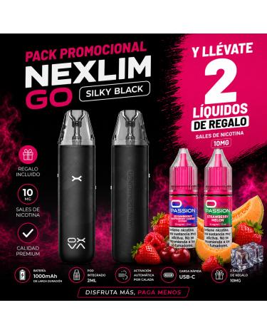 OXVA Nexlim Go + 2 Nic Salts OX Passion 10mg de Brinde