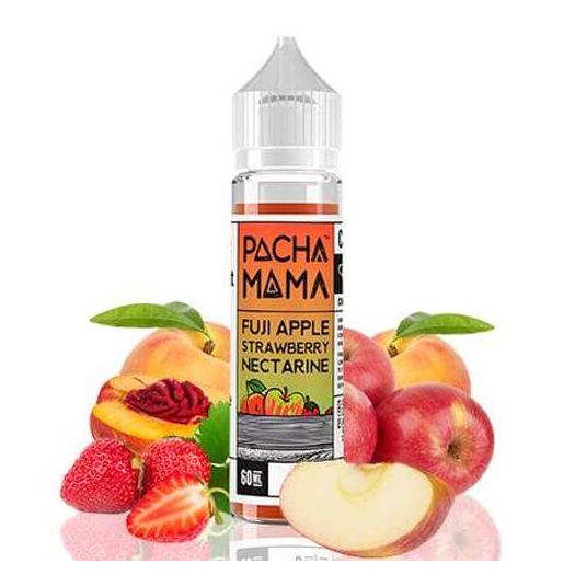 ▲ PACHAMAMA eJuice FUJI APPLE STRAWBERRY NECTARINE 50 ml + Nicokit Gratis
