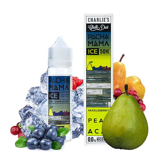 ▲ PACHAMAMA eJuice ICE HUCKLEBERRY PEAR ACAI 50 ml + Nicokit Gratis