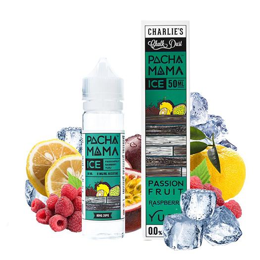 ▲ PACHAMAMA eJuice ICE PASSION FRUIT RASPBERRY YUZU 50 ml + Nicokit Gratis