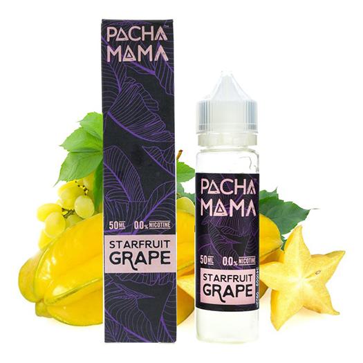 ▲ PACHAMAMA STARFRUIT GRAPE eJuice SORBET 50 ml + Nicokit Gratis