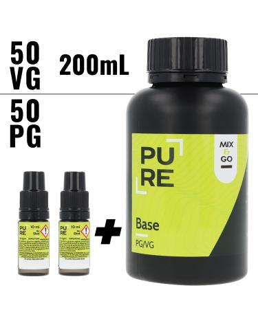 Pack 200ml Base 50/50 Mix&Go Pure