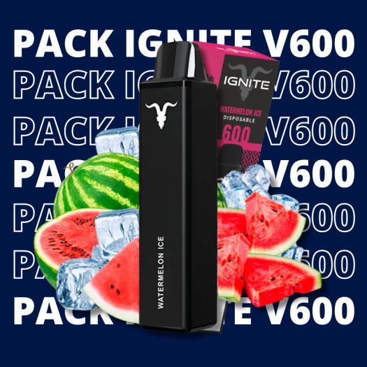 Pack 5 Uds Descartáveis Ignite V600 20mg