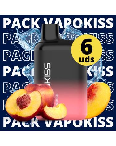 Pack 6 Uds Descartáveis Vapokiss 800B 20mg