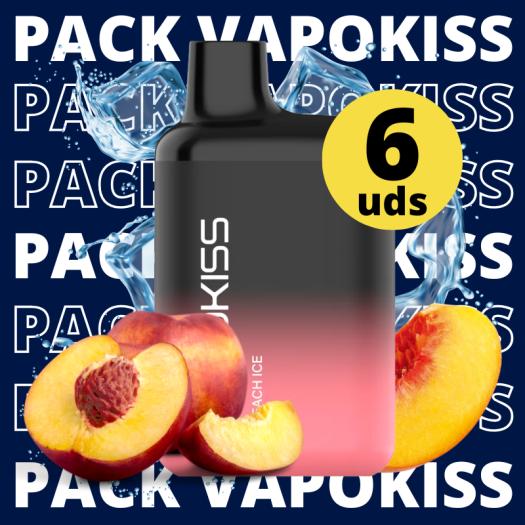Pack 6 Uds Descartáveis Vapokiss 800B 20mg