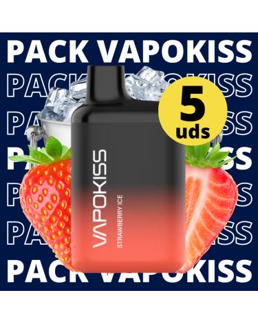 Pack 5 Uds Descartáveis Vapokiss 800B 20mg