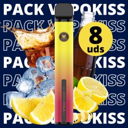 Pack 8 Uds Descartáveis Vapokiss 800T 20mg