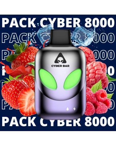 PACK 5 UNIDADES CYBER 8000 - 8000 Puffs cada - SEM NICOTINA