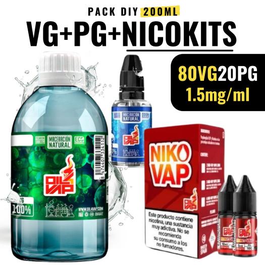 Pack Base 80VG/20PG 200 ml | 1.5 mg |