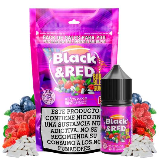 Pack de Sales BLACK & RED 30 ml + NikoVaps - Oil4Vap Sales