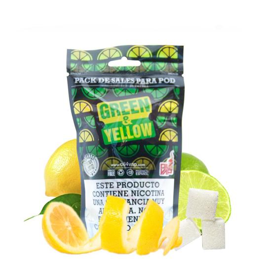 Pack de Sales GREEN & YELLOW 30 ml + NikoVaps - Oil4Vap Sales