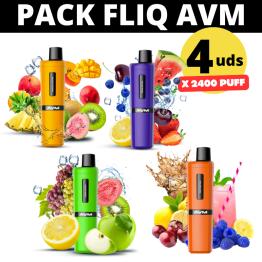 Pack Descartáveis FLIQ AVM 4 Unidades