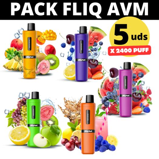 Pack Descartáveis FLIQ AVM 5 Unidades