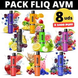 Pack Descartáveis FLIQ AVM 8 Unidades