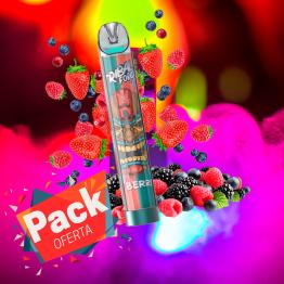 DISCO PACK - 5 UNIDADES descartáveis COM LUZES! SEM NICOTINA
