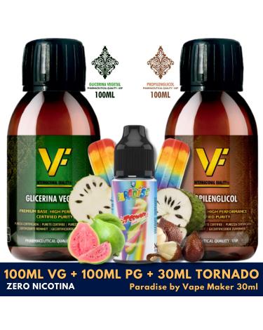 Pack DIY - Aroma Tornado 30ml + 100ml VG + 100ml PG VapFip