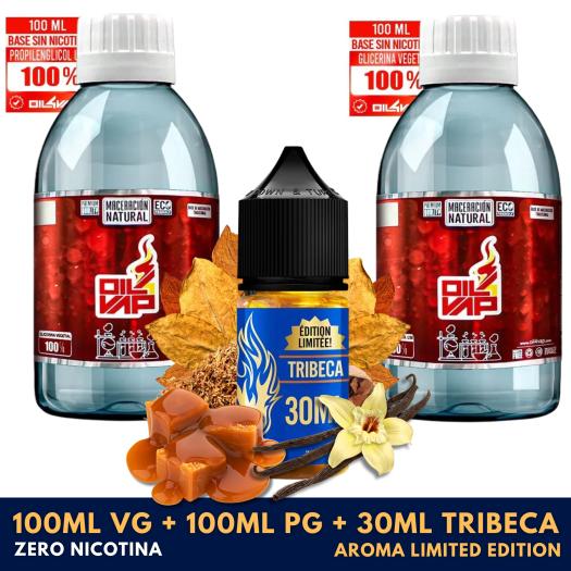 Pack DIY - Aroma Tribeca Halo 30ml + 100ml VG + 100ml PG OIl4Vap