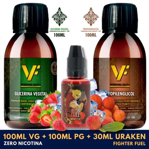 Pack DIY - Aroma Uraken 30ml + 100ml VG + 100ml PG VapFip