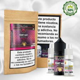 PACK SALES AROMA A BATIDO DE FRESAS (PINKY MAN) -22 ml - Líquido con SALES DE NICOTINA - Sales Rápidas Ultrasalts - Vap Fip