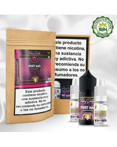 PACK SALES AROMA A BATIDO DE FRESAS (PINKY MAN) -22 ml - Líquido con SALES DE NICOTINA - Sales Rápidas Ultrasalts - Vap Fip
