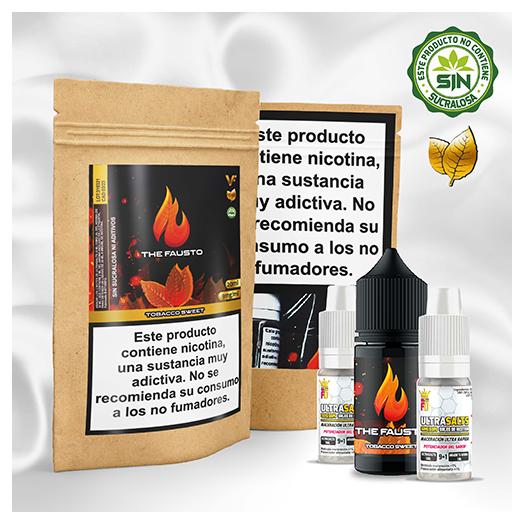 PACK SALES AROMA A TABACO RUBIO THE FAUSTO - 22 ml – Líquido com SAIS DE NICOTINA - Sales Rápidas Ultrasalts - Vap Fip