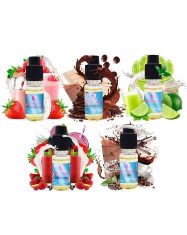 Pack de Sais de Nicotina MILKSHAKES - 5 Unidades x 10ml - 20mg