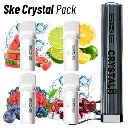 Ske Crystal Pack (Bateria + 4 Cartuchos) 4x2ml 20mg