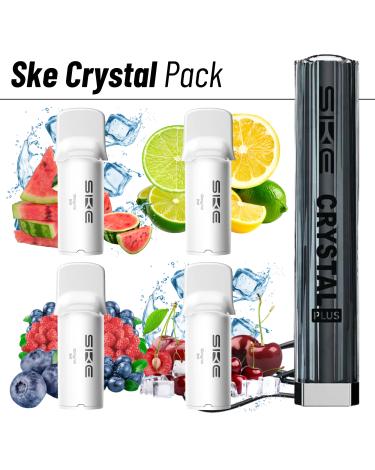 Ske Crystal Pack (Bateria + 4 Cartuchos) 4x2ml 20mg