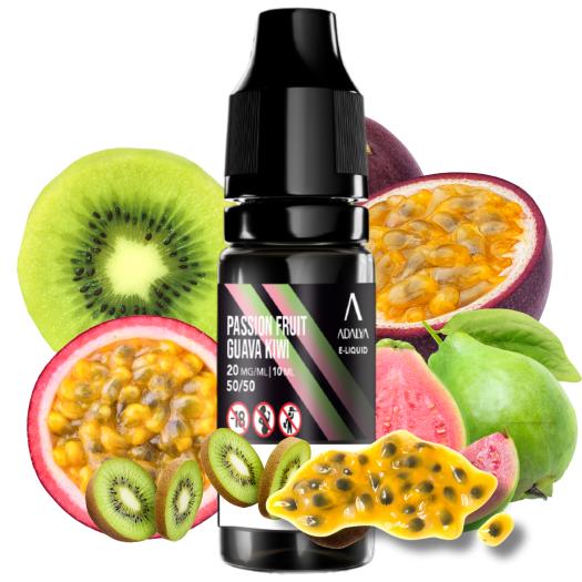 Passion Fruit Guava Kiwi Nic Salt 20mg 10ml Adalya