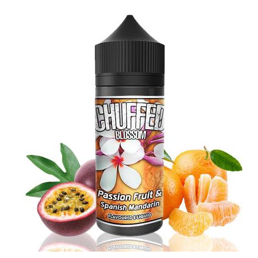Passion Fruit Spanish Mandarin By Chuffed Blossom 100ml + Nicokits Gratis Passion Fruit Spanish Mandarin By Chuffed Blossom 100ml + Nicokits Gratis