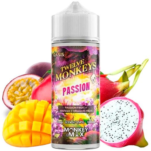 PASSION Monkey Mix 100ml + Nicokits - Twelve Monkeys