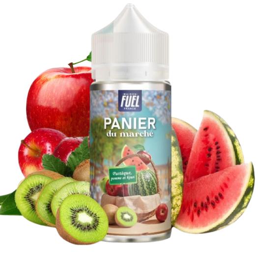 Pasteque Pomme Kiwi 100ml + NIcokits - Panier by Maison Fuel