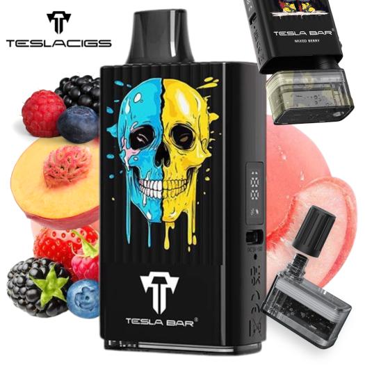 Peach Berry MT 10000 Puff Tesla Bar by Teslacigs