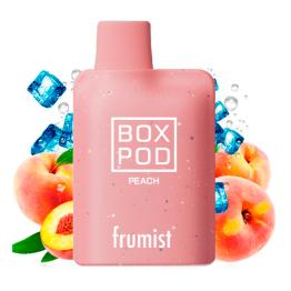 Caixa de Pêssego Cápsula Descartável Frumist 600 Puffs - 20mg