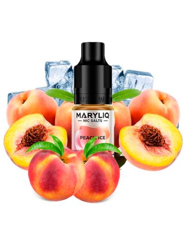 Peach Ice Nic Salt 20mg 10ml - Maryliq by Lost Mary