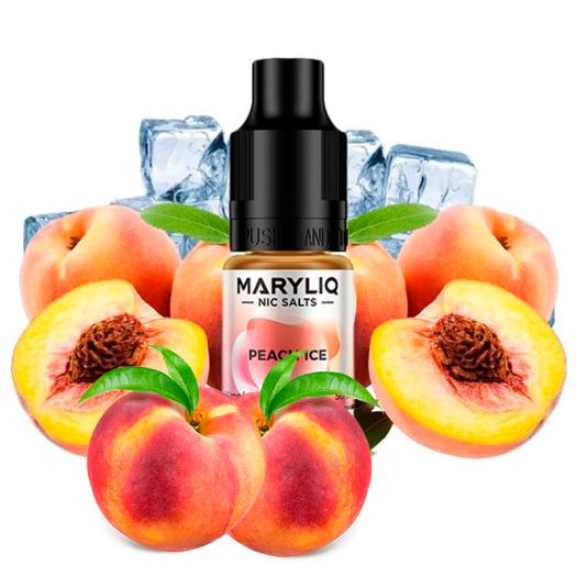 Peach Ice Nic Salt 10ml - Maryliq by Lost Mary