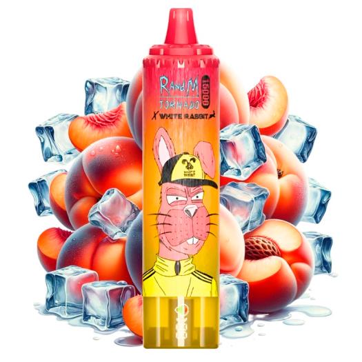 Peach Ice - Tornado White Rabbit by RandM - Descartável 15.000 puff