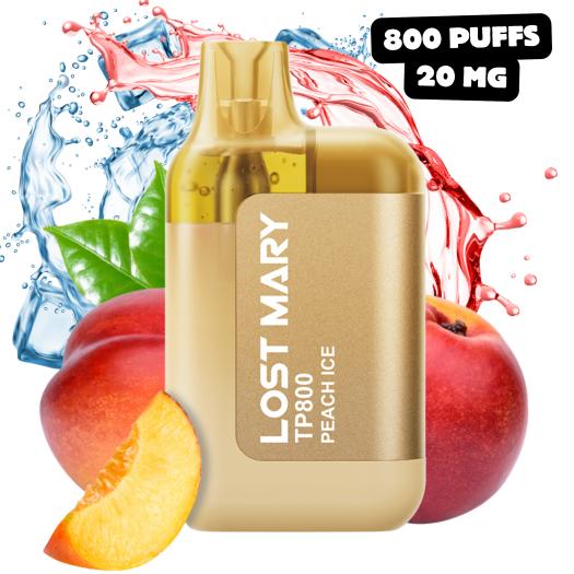 Peach Ice TP800 Lost Mary by ElfBar | 20mg 800 Puffs |
