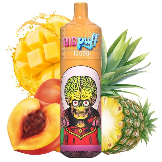 Peach Mango Pineapple 12000 Puffs - Big Puff (SEM NECOTINA)