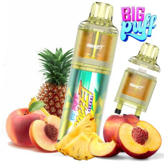 Peach Mango PIneapple Juice Rocket 32000 Puff | 2ml + 10ml + 10ml | Big Puff