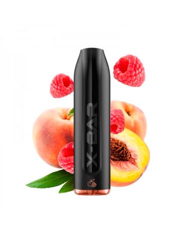 Peach Raspberry X-Bar PRO 1500 Puffs - POD DESCARTÁVEL SEM NICOTINA